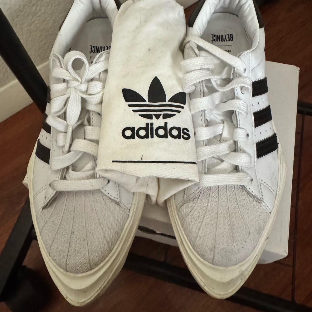 Adidas x Beyonce Ivy Park Platform Sneakers 'Cloud White'